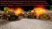 Telehandlers of Loader Merlo P.40 o Cargadora de manipuladores telescópicos de la Marca Merlo modelo: P.40 con Luces funcionales, brillo y luz de la licuadora de noche, con sus colisiones bien adaptadas y brazo mecánico funcional sin necesidad de arc
